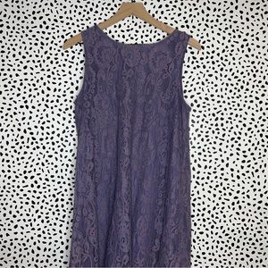 francesca’s | purple lace dress